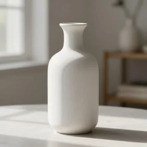 Vase céramique blanc