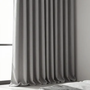 Rideau occultant gris